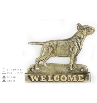 Bulterier welcome plakietka Art-Dog